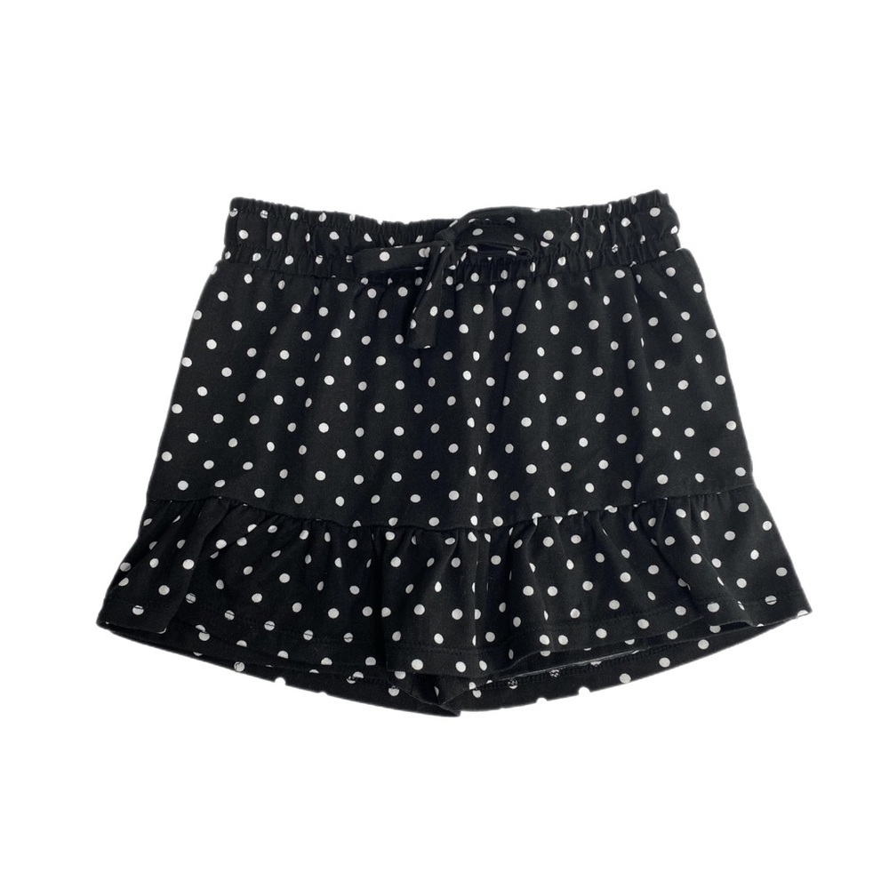 Sweet Butterfly Girl’s Black & White Polka-Dot Skorts